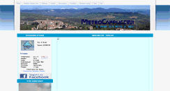 Desktop Screenshot of meteocappuccini.it