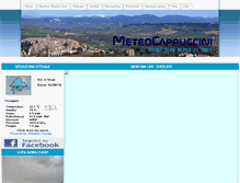 Tablet Screenshot of meteocappuccini.it